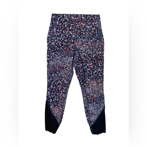 lululemon | size 6 Wunder Under High-Rise Crop Scallop Water Blossom Multi - Picture 6 of 9